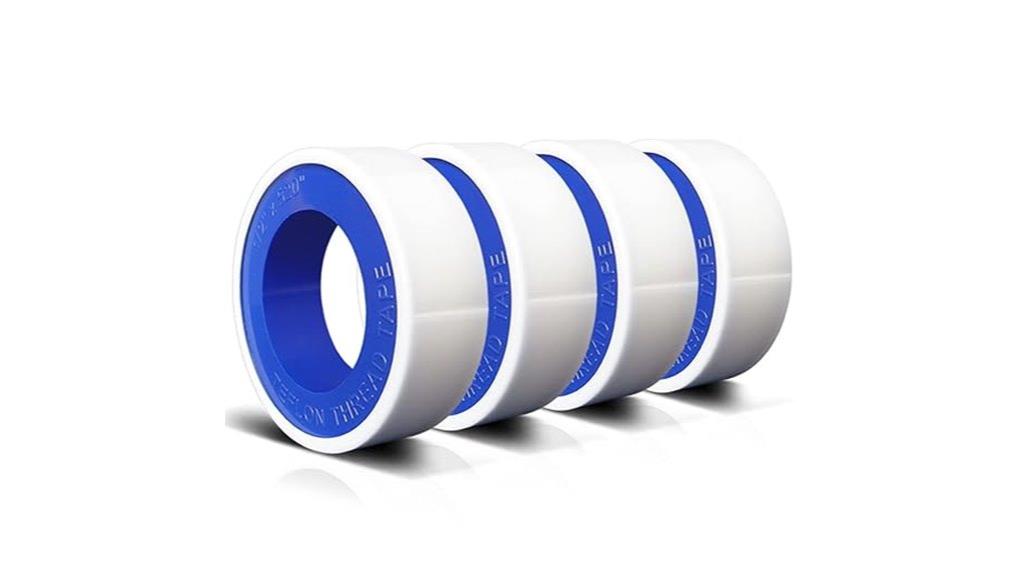 four rolls teflon tape