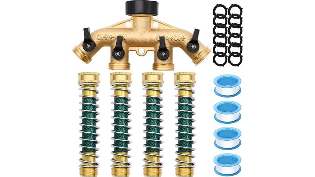 four way hose splitter