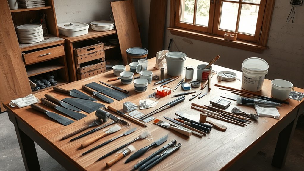 gather materials tools prepare