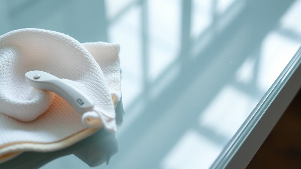 gentle soft cloth cleaning