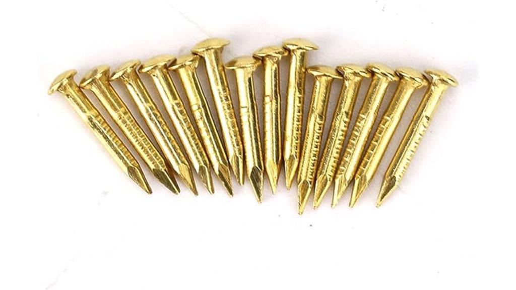 gold small nails pack