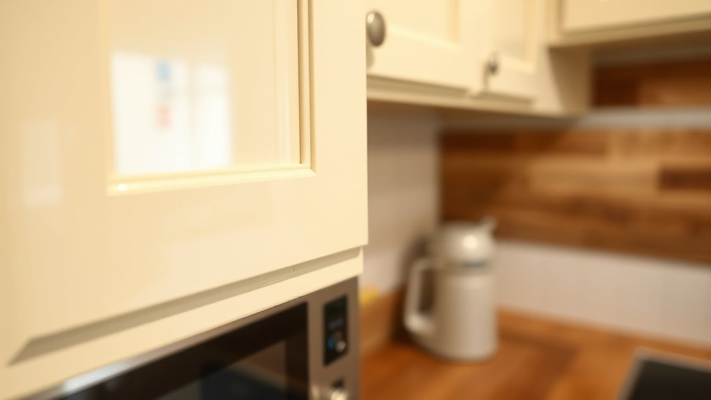 grease buildup on cabinets