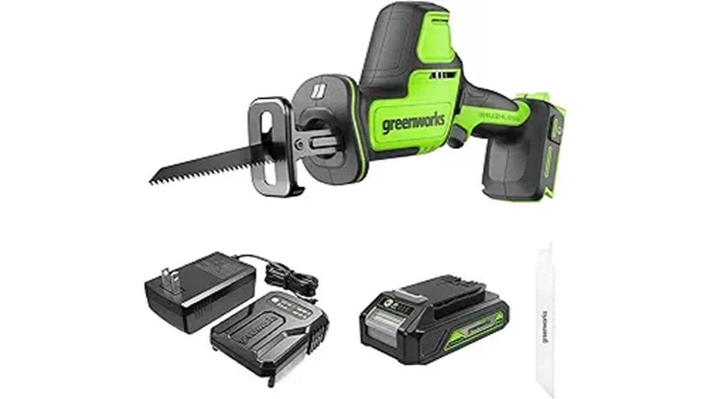 greenworks 24v reciprocating saw