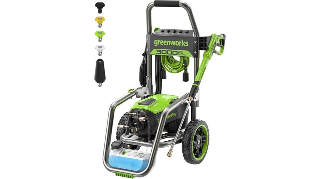 greenworks 3000 psi pressurewasher