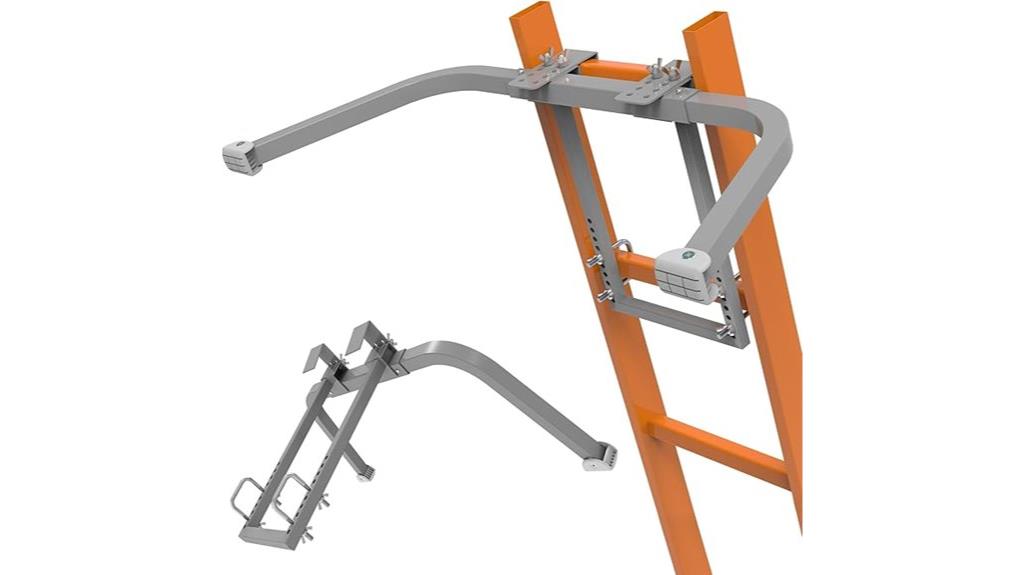 gutter cleaning ladder stabilizer