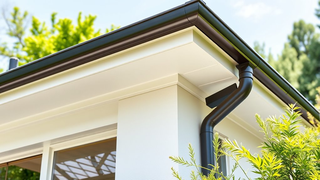 gutter clogging and leaks