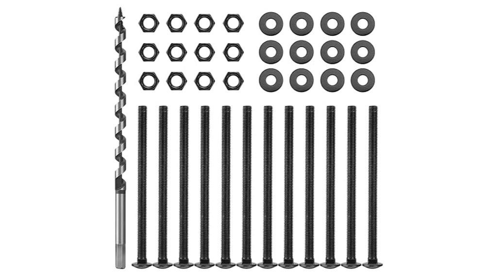 half inch carriage bolt kit