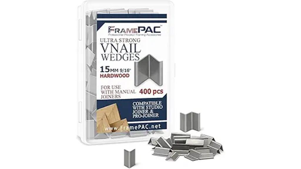 hardwood frame v nails