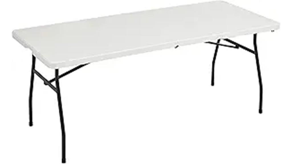 heavy duty 6 foot folding table