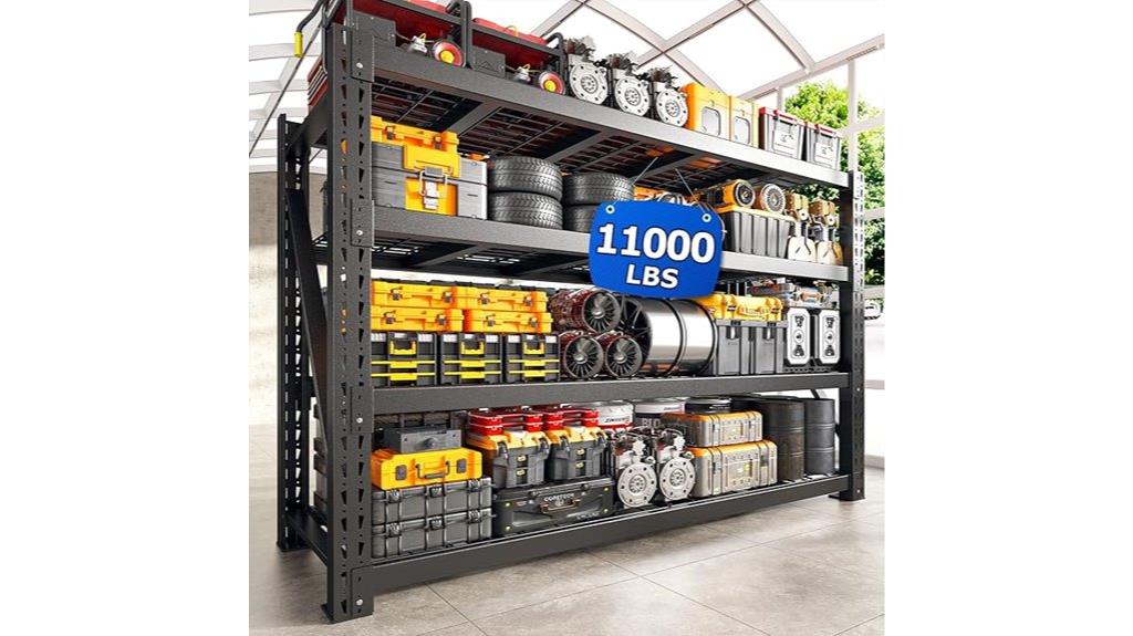 heavy duty adjustable metal shelves