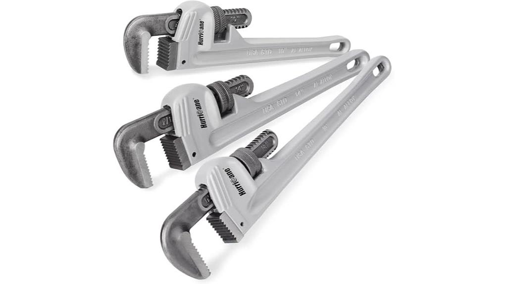 heavy duty aluminum wrench set