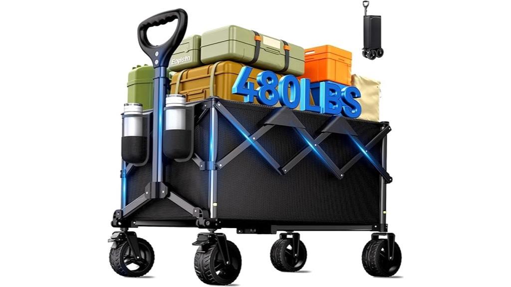 heavy duty collapsible beach cart