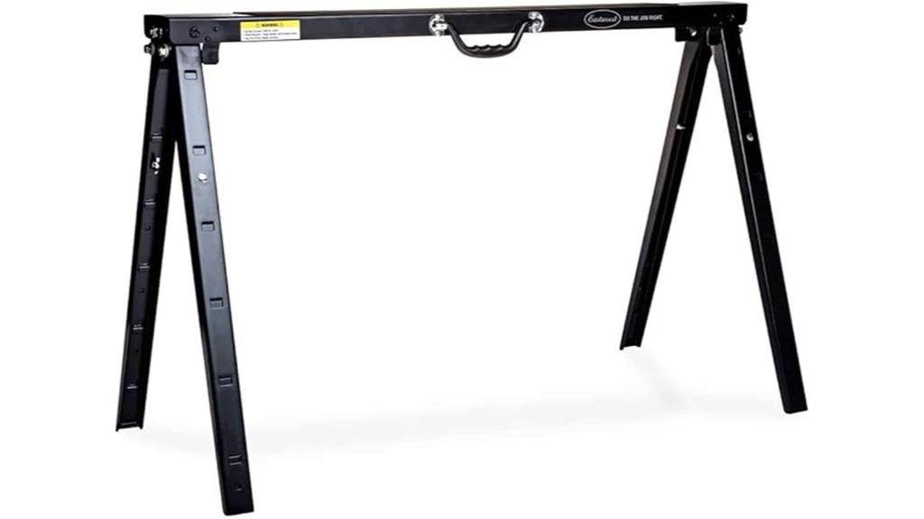 heavy duty folding sawhorse