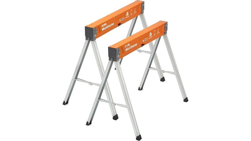 heavy duty folding sawhorses