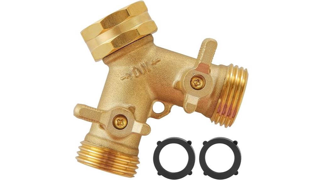 heavy duty garden hose splitter