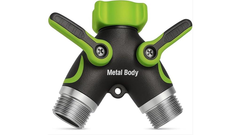 heavy duty garden hose splitter