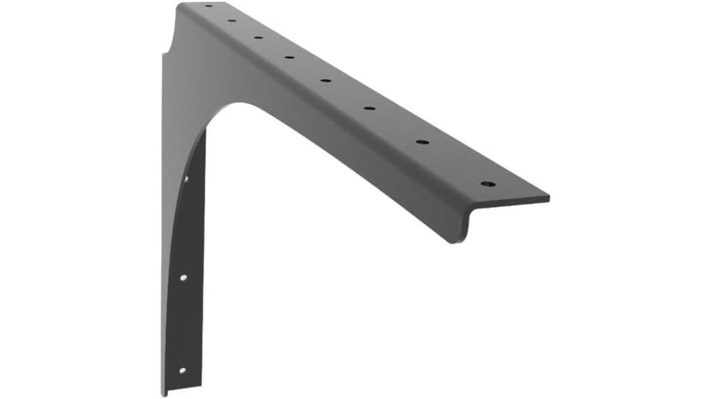 heavy duty iron shelf bracket