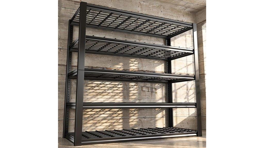 heavy duty metal garage shelving