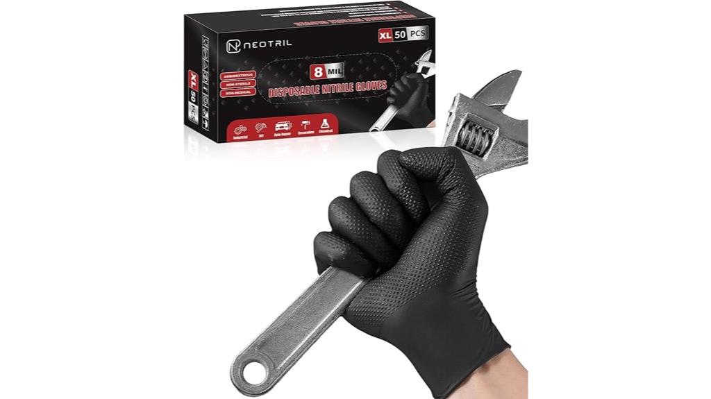 heavy duty nitrile gloves