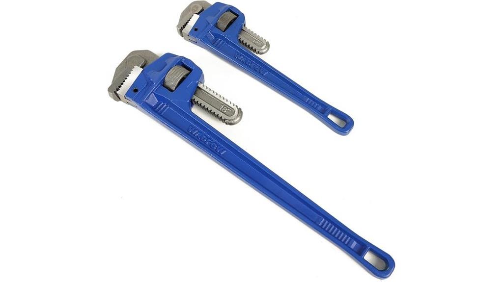 heavy duty pipe wrench set