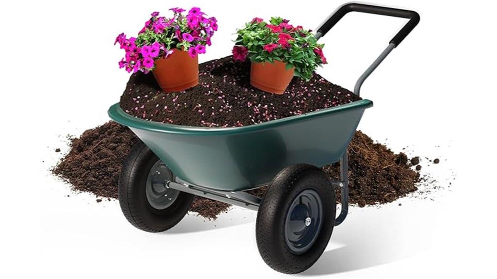 heavy duty pneumatic wheelbarrow