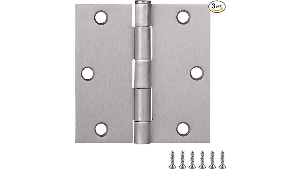 heavy duty satin nickel hinges