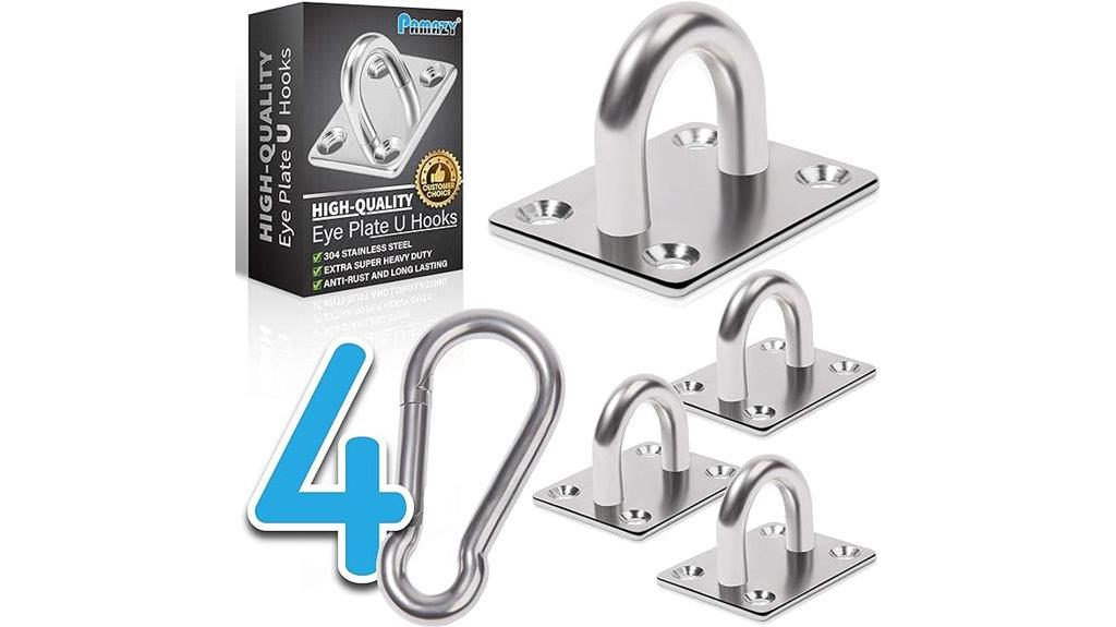 heavy duty stainless steel hooks