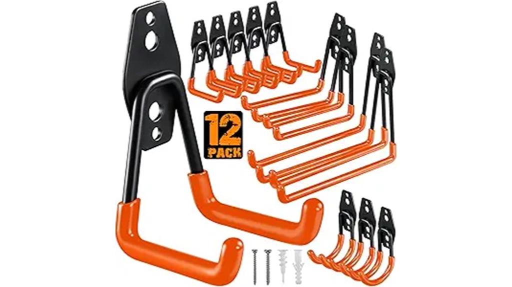 heavy duty steel garage hooks