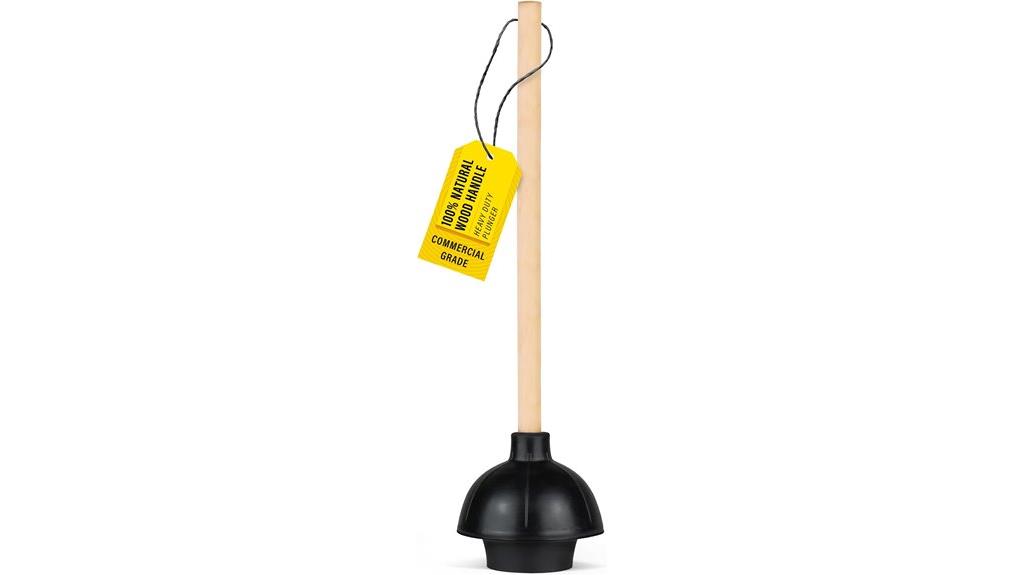 heavy duty toilet plunger