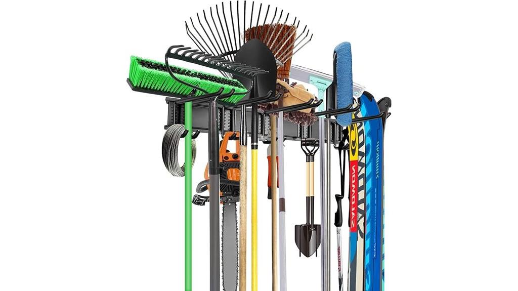 heavy duty wall tool rack