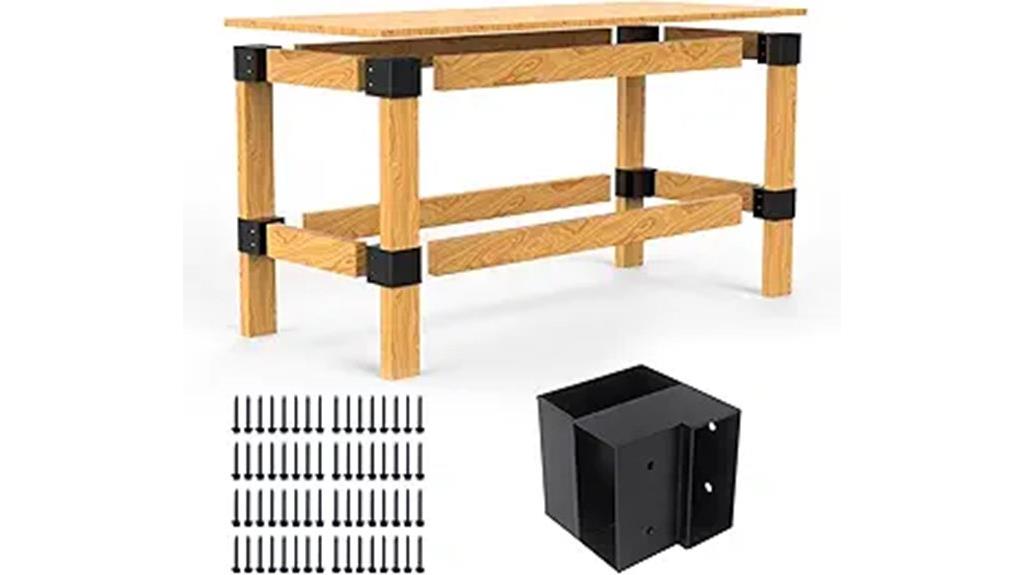 heavy duty workbench bracket set