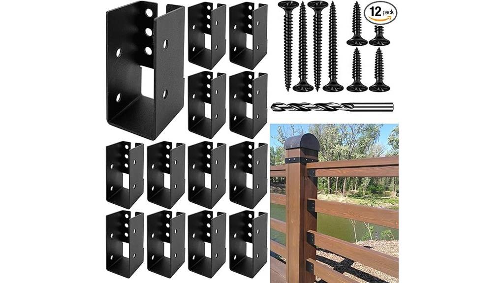 hidden steel support brackets