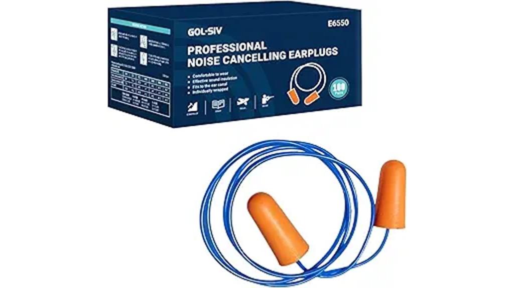 high nrr foam earplugs