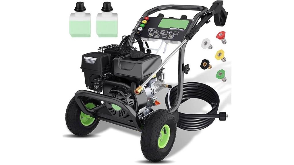 high pressure gas washer