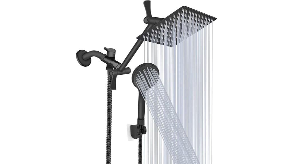 high pressure rainfall shower