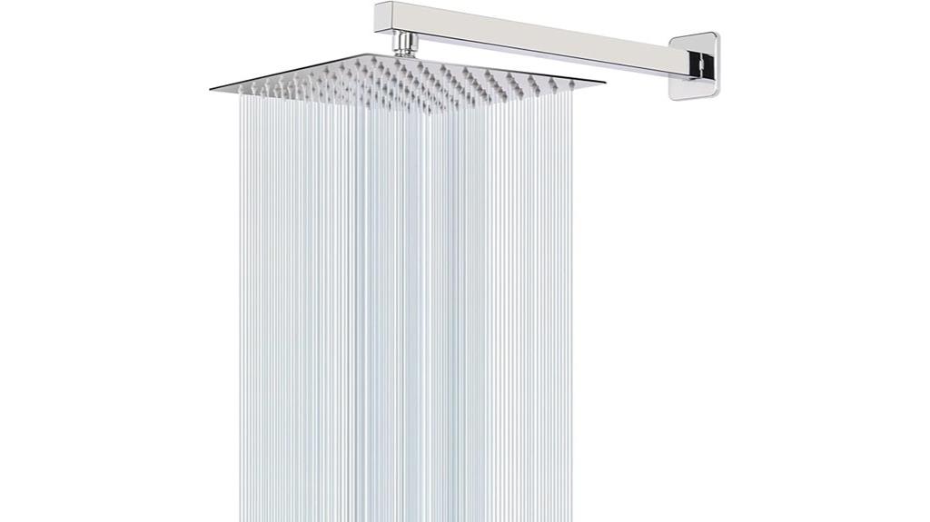 high pressure rainfall shower