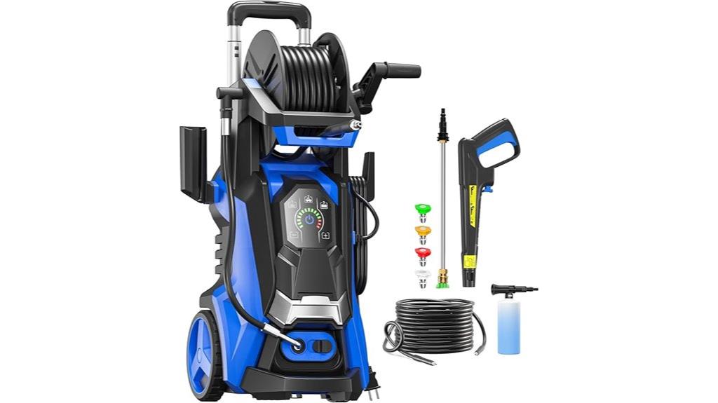 high pressure washer with nozzles