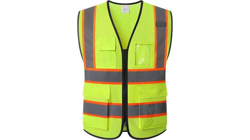 high visibility reflective vest