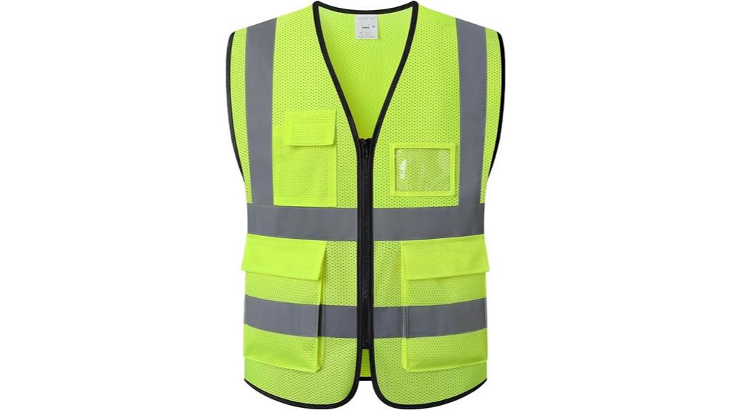 high visibility unisex safety vest