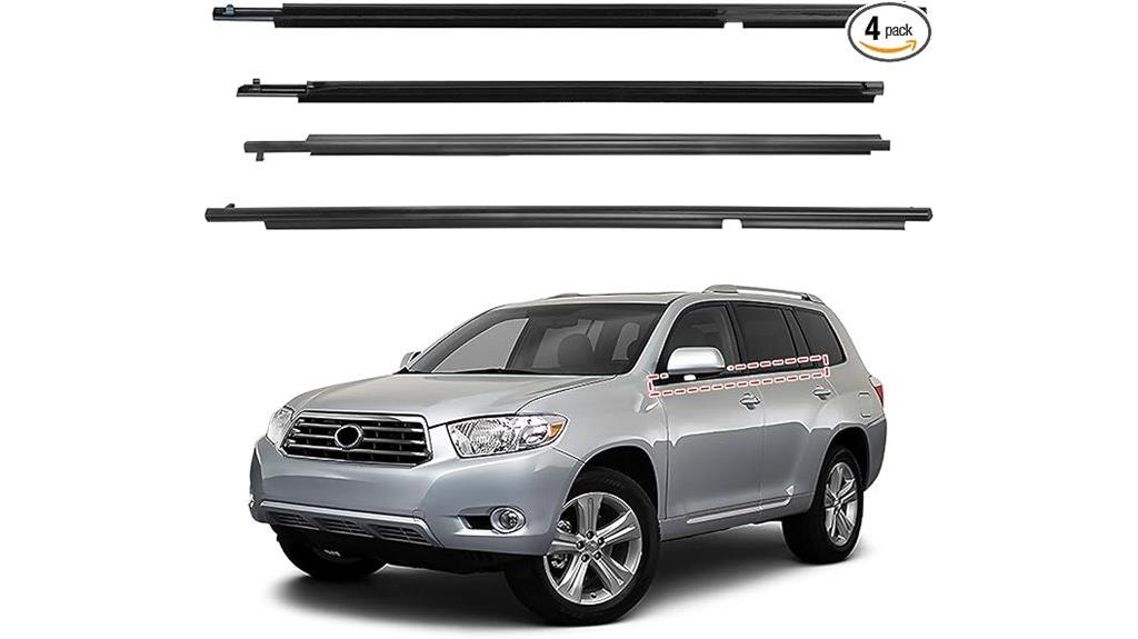 highlander window molding seal