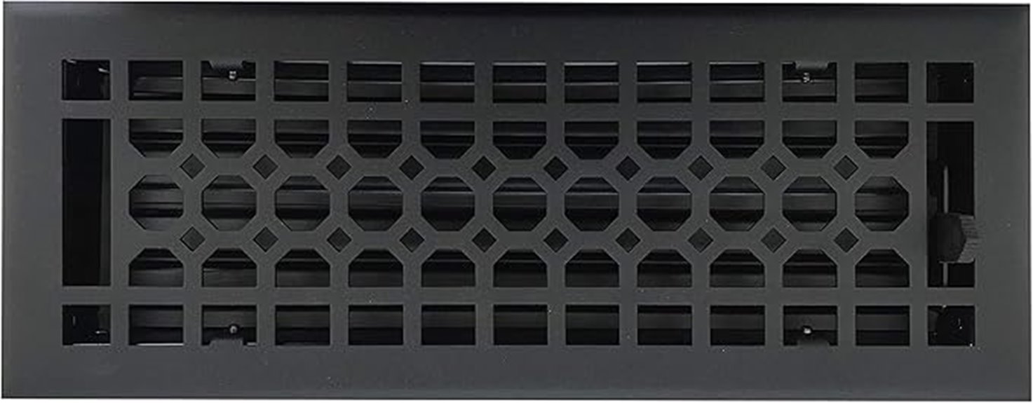 honeycomb steel floor register