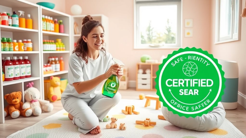 identify certified safe labels