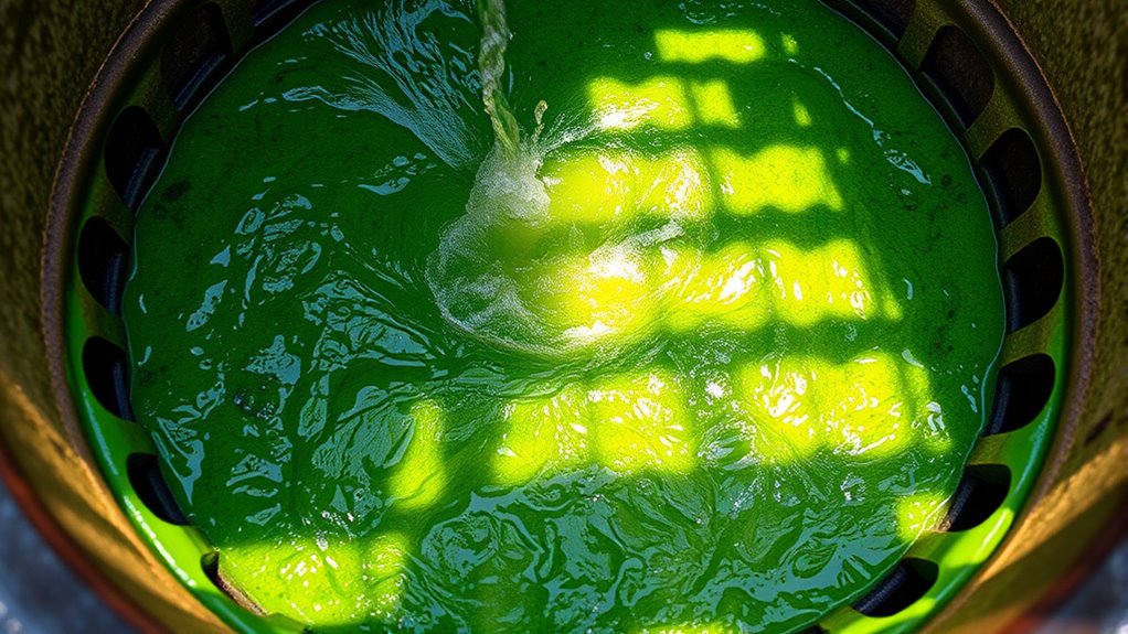 improve flow and prevent buildup