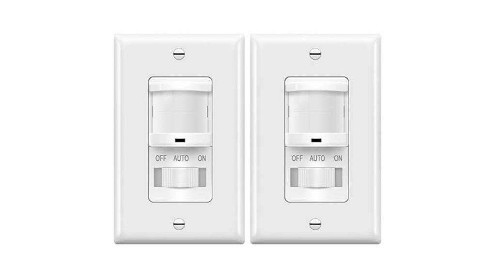 in wall motion sensor switch