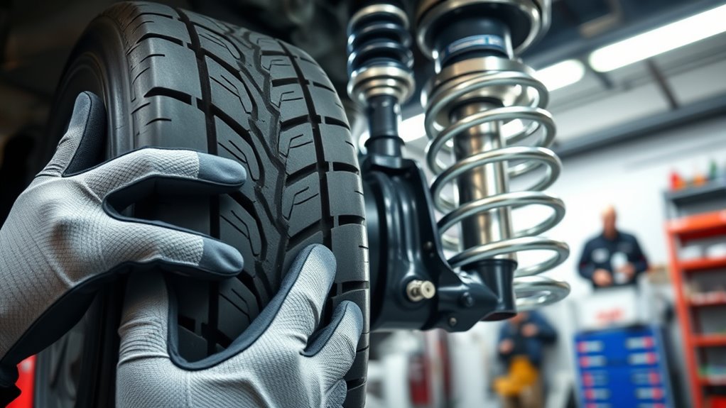 inspect tires and suspension