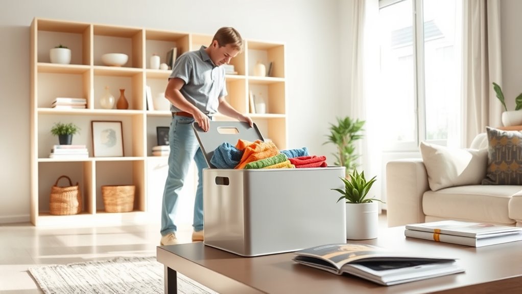 integrate small decluttering actions