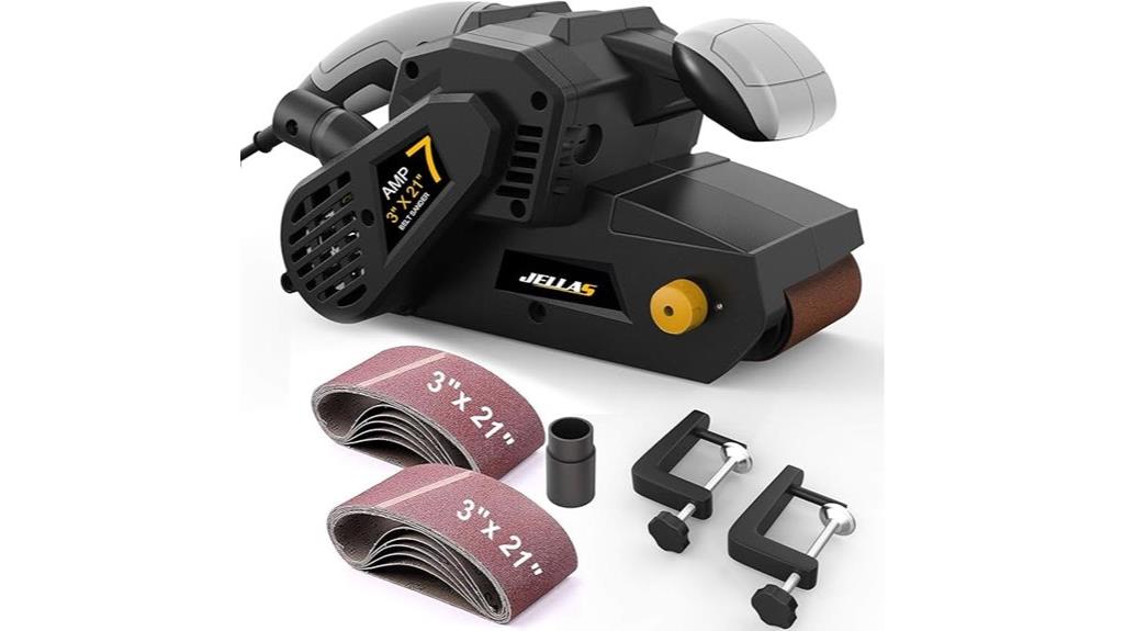 jellas belt sander dust