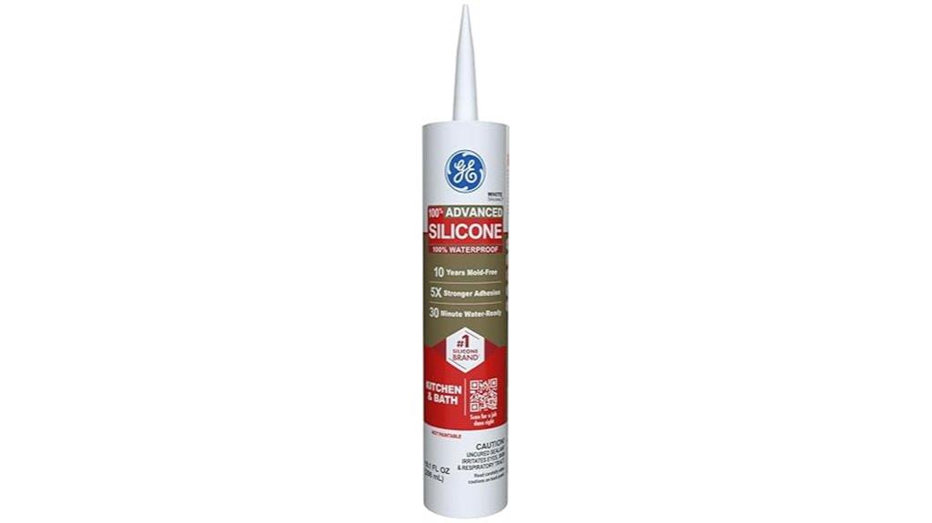 kitchen bathroom white caulk