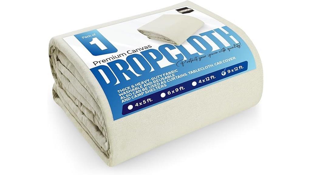 large 9x12 ft drop cloth