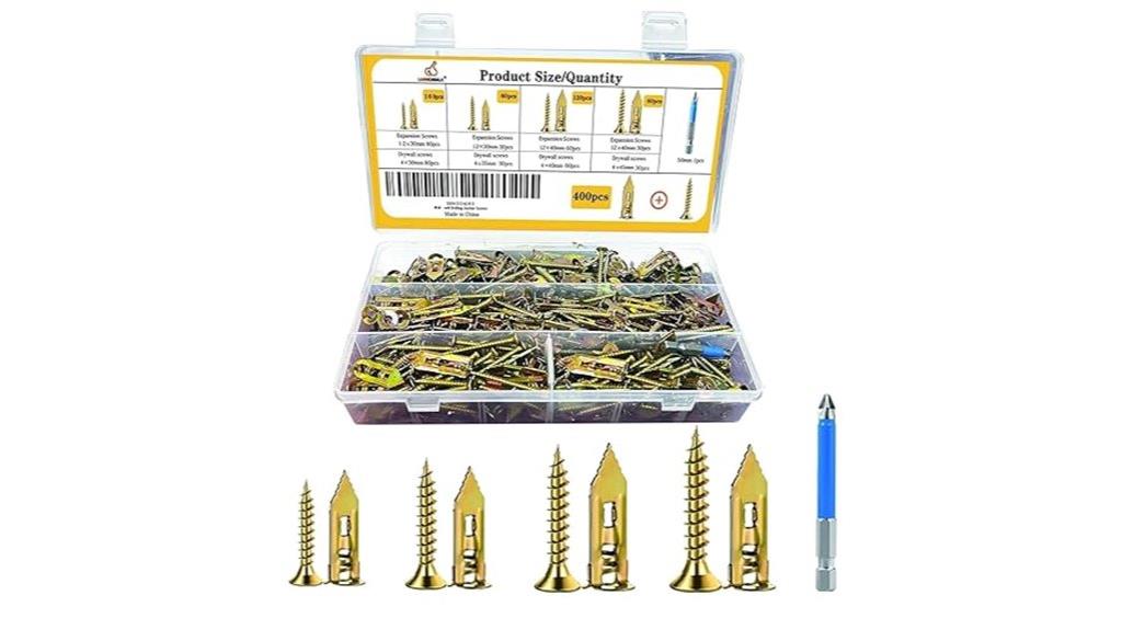 large drywall anchor set